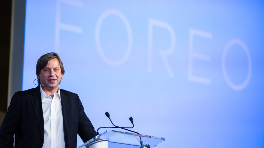 Paul Peros at the 2016 WWD Beauty CEO Summit