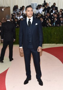 Trevor Noah in Ermenegildo Zegna at met gala 2016