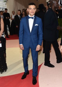 Rami Malek in Dior Homme at met gala 2016