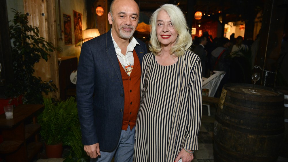 Christian Louboutin and Valérie Schlumberger