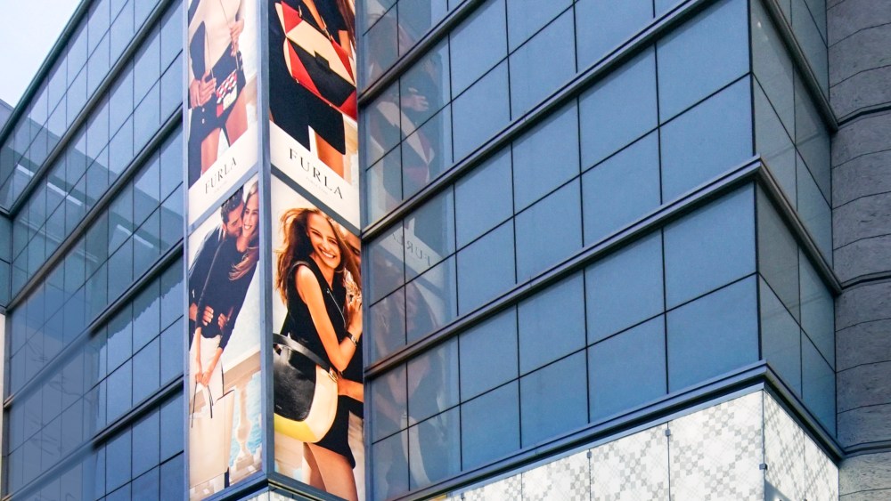 The Furla flagship on Shanghai's Nanjing West Road