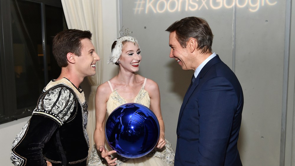 Troy Schumacher, Ashley Laracey and Jeff Koons