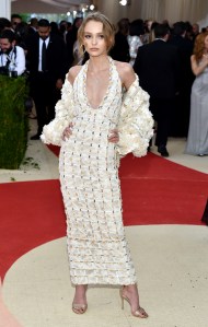 Lily-Rose Melody Depp at met gala 2016