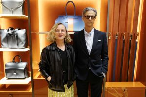 Nicoletta Santoro and Max Vadukul at Moynat and Daniel Arsham Boutique Cocktail Party