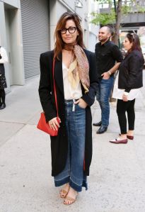 Gina Gershon at Narciso Rodriguez and Robert Longo Tote Collaboration Benefit