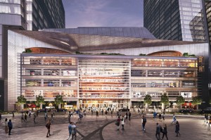A rendering of The Shops and Restaurants at Hudson Yards, set to open in 2018.