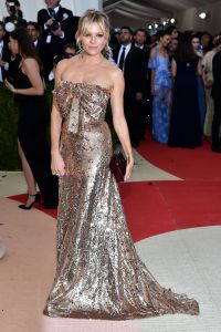 Sienna Miller in Gucci at met gala 2016.