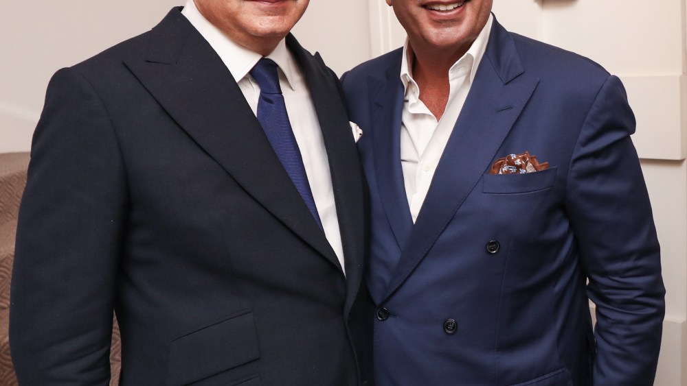 John Demsey and Harry Slatkin at celebration for Linda Wells, New York, America - 24 May 2016