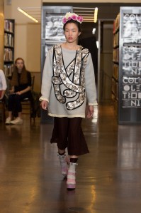 A look by Allison Morgan, at the Rhode Island School of Design's 2016 Collection show.