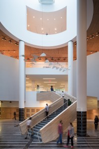 The interior of the new SFMOMA.