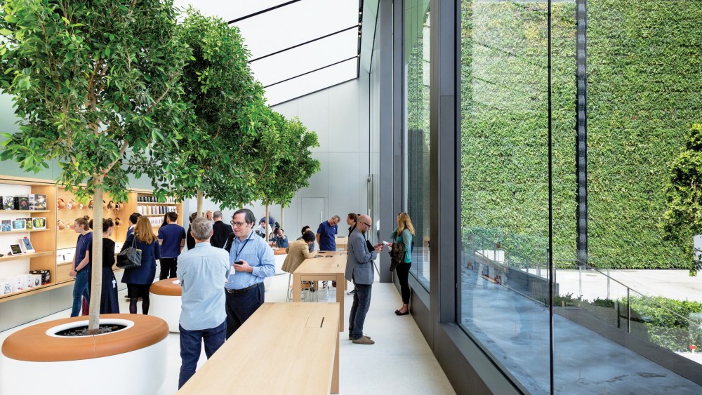 The Apple store in San Francisco.