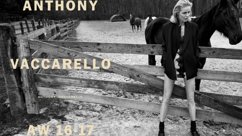 Anthony Vaccarello fall-winter 2016 campaign