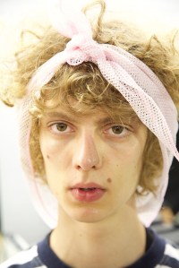 Backstage at Dries Van Noten Men's Spring 2017