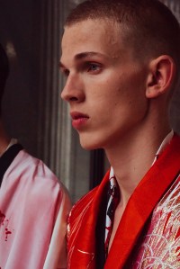 Backstage at Haider Ackermann Men's Spring 2017