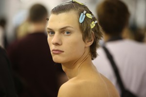 Backstage at Louis Vuitton Men's Spring 2017