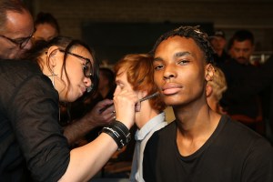 Backstage at Off-White Men's Spring 2017