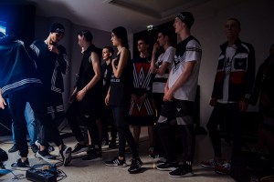 Backstage at White Mountaineering Men's Spring 2017