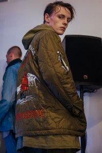 Backstage at White Mountaineering Men's Spring 2017