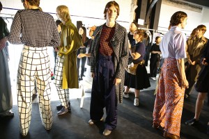 Backstage at Wooyoungmi Men's Spring 2017