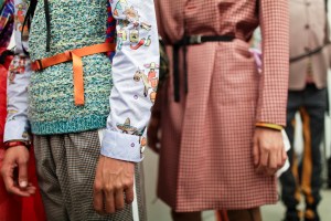 Backstage at Prada Men's Spring 2017