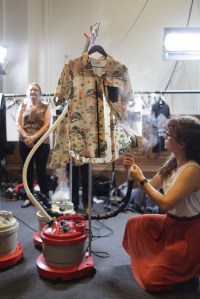 Backstage at Coach Men's Spring 2017