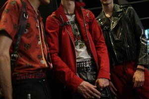 Backstage at Coach Men's Spring 2017