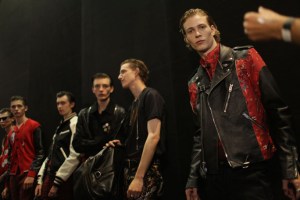 Backstage at Coach Men's Spring 2017