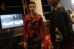 Backstage at Coach Men's Spring 2017