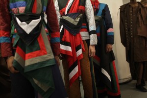 Backstage at Craig Green Men's Spring 2017