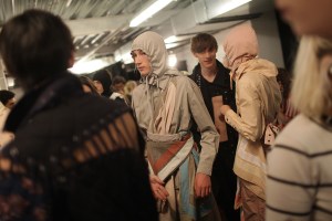 Backstage at Craig Green Men's Spring 2017