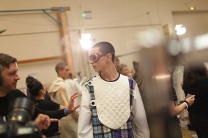 Backstage at J.W. Anderson Men's Spring 2017