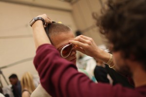 Backstage at J.W. Anderson Men's Spring 2017
