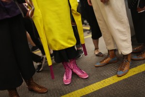 Backstage at J.W. Anderson Men's Spring 2017