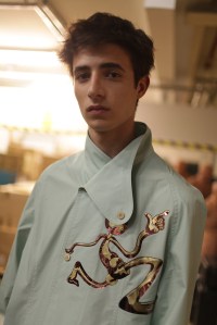 Backstage at J.W. Anderson Men's Spring 2017