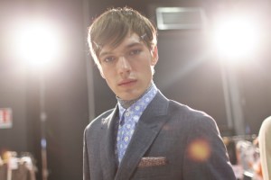 Backstage at Canali Men's Spring 2017