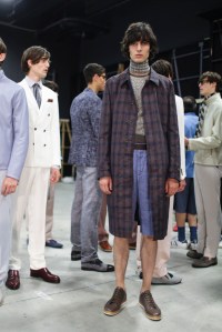 Backstage at Canali Men's Spring 2017