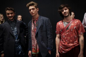 Backstage at Etro Men's Spring 2017
