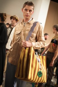 Backstage at Fendi Men's Spring 2017