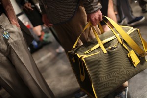 Backstage at Fendi Men's Spring 2017