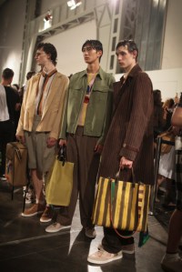 Backstage at Fendi Men's Spring 2017