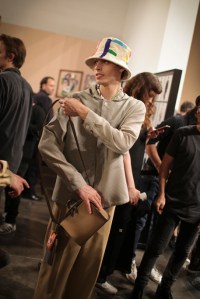Backstage at Fendi Men's Spring 2017