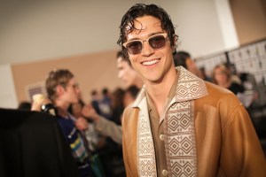 Backstage at Fendi Men's Spring 2017