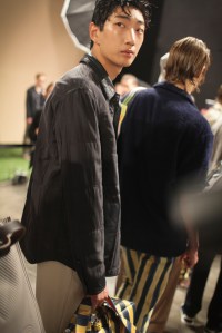 Backstage at Fendi Men's Spring 2017