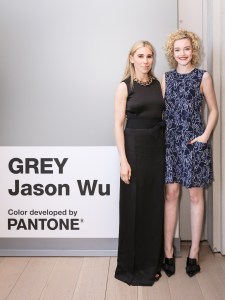 Zosia Mamet and Julia Garner at the GREY Jason Wu launch dinner