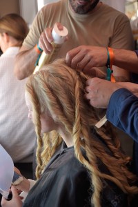 Backstage at Gucci Resort 2017
