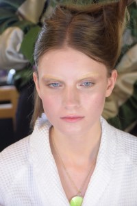 Backstage at Gucci Resort 2017