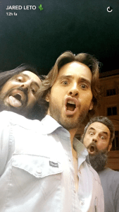 Jared Leto and Alessandro Michele