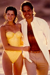 John Casablancas and Stephanie Seymour