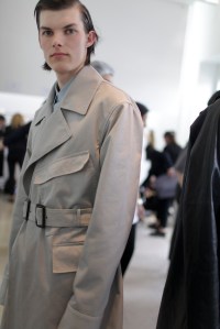 Backstage at Jil Sander Men's Spring 2016