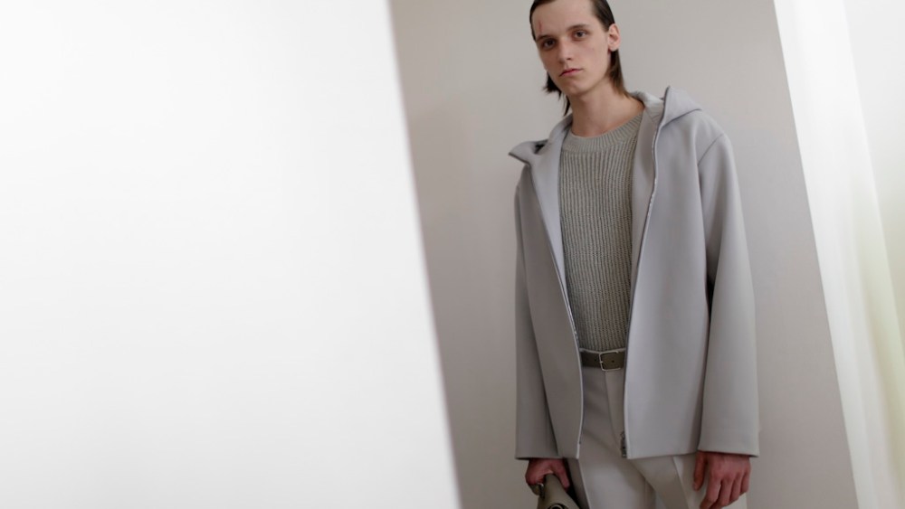 Backstage at Jil Sander Men's Spring 2016